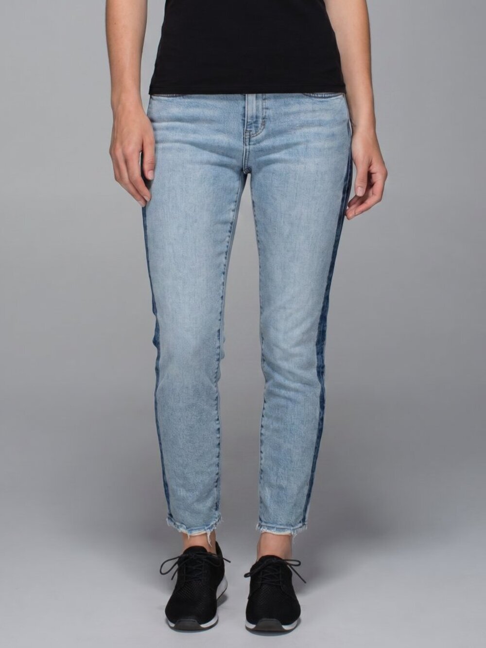 Womens Agolde Two-Tone Jeans